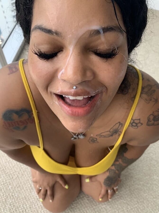 Huge Ebony Tits Pierced(Lip, Tongue, Nipples and Clit)
