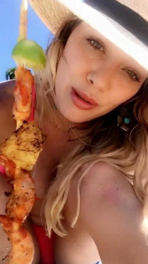 hilary duff social media