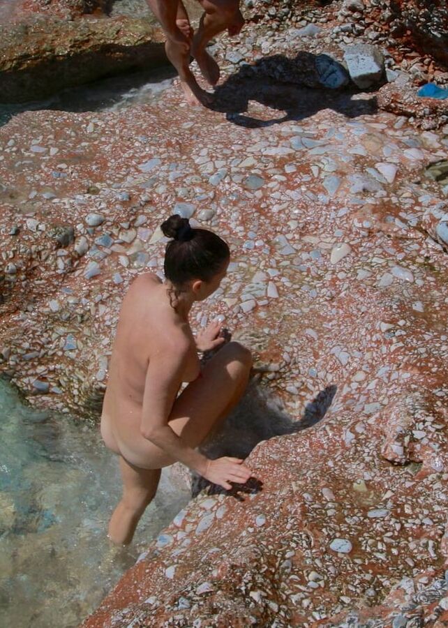 Greek cuckold slut Irina - Public sex by the sea