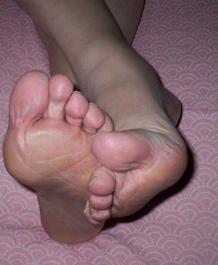 Wife mature rough feet