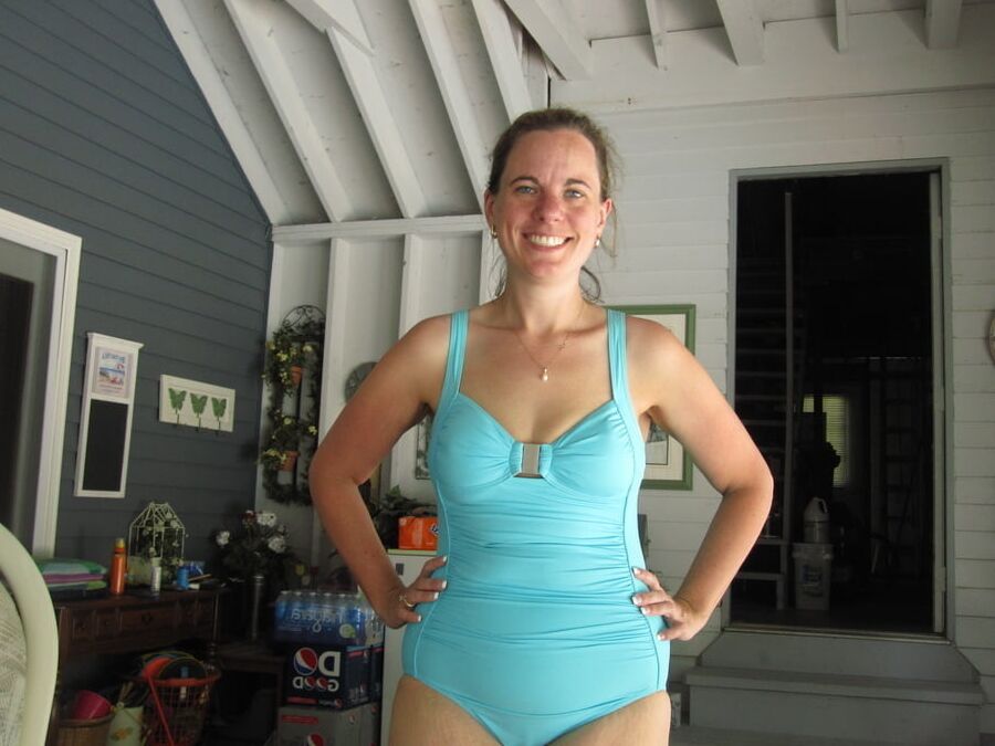 One-piece swimsuit lovelies