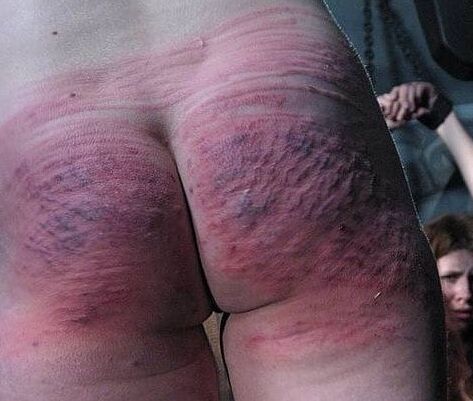 Rough Spanked Bottoms