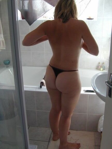 Naked wife posing
