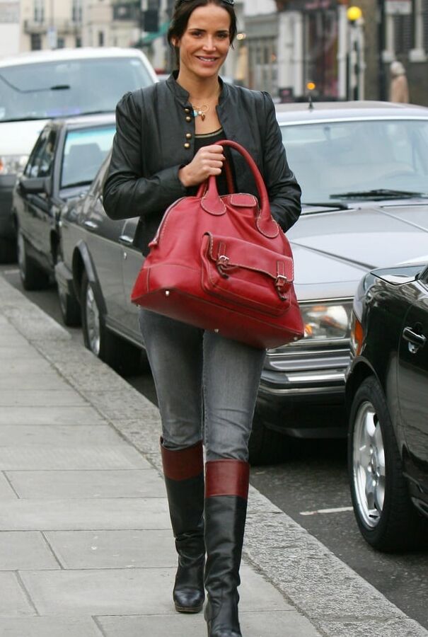 Female Celebrity Boots &amp; Leather - Sophie Anderton