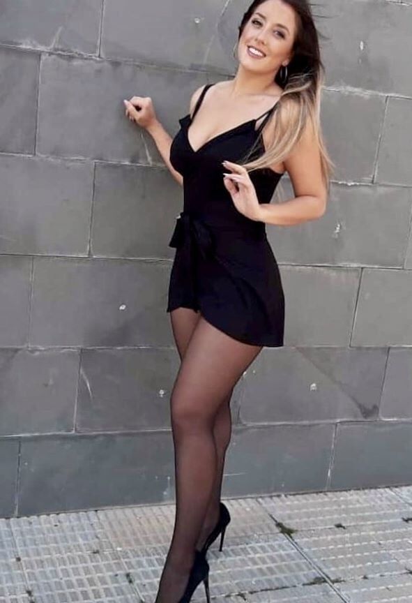 sexy european Natalia in tights pantyhose nylon legs