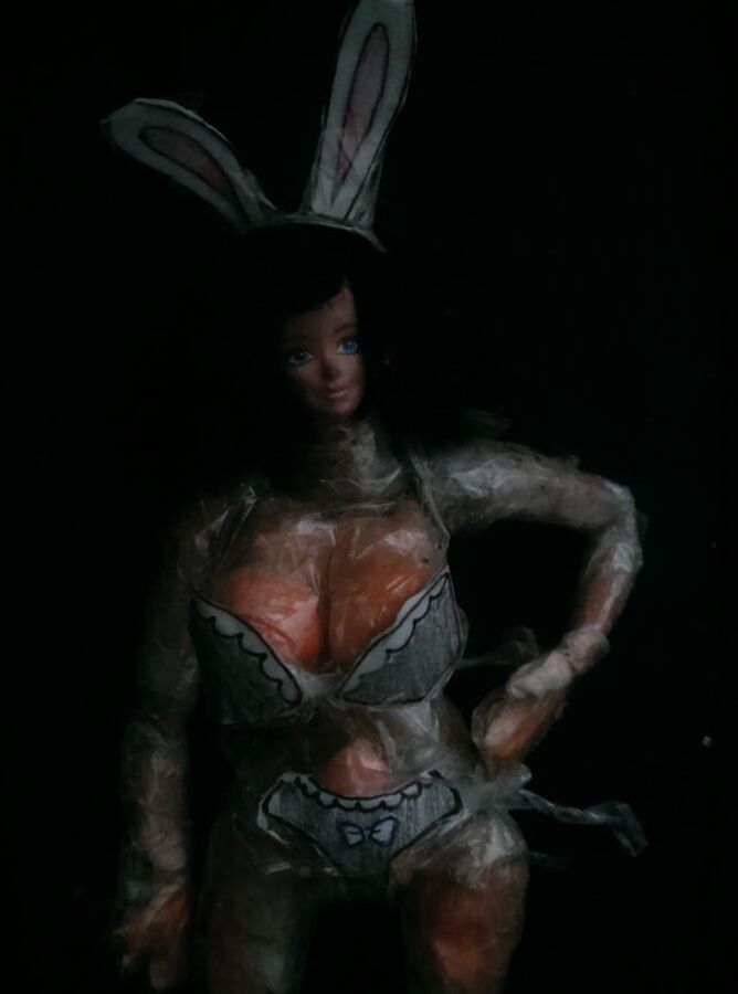 Happy Easters (Mini Barbie figure sex doll)