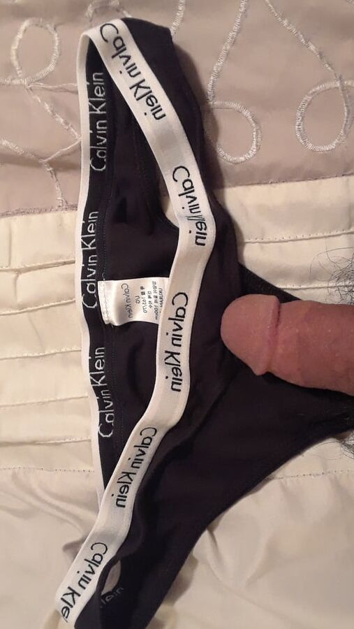 Wifes panties thong sexy want a pair