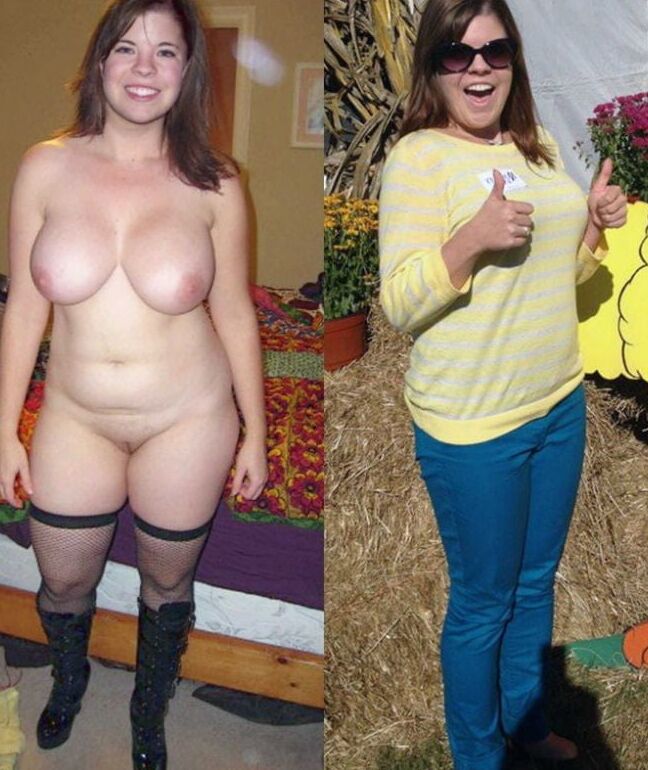 Hot MILFS Dressed&amp;Undressed - Before&amp;After
