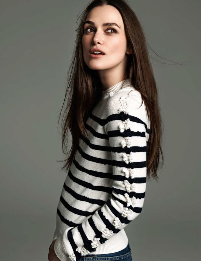 Keira Knightley my ideal woman is flat chested