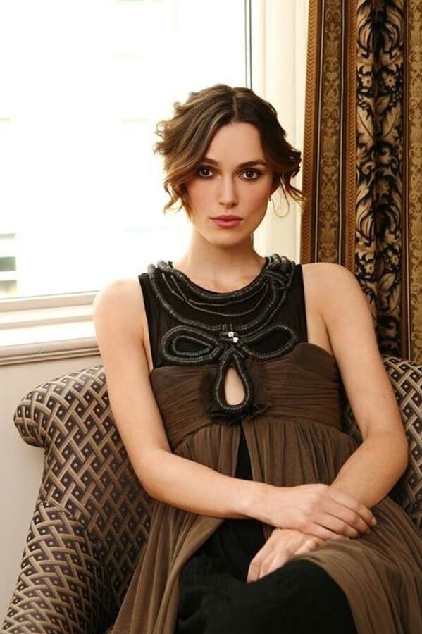 Keira Knightley my ideal woman is flat chested