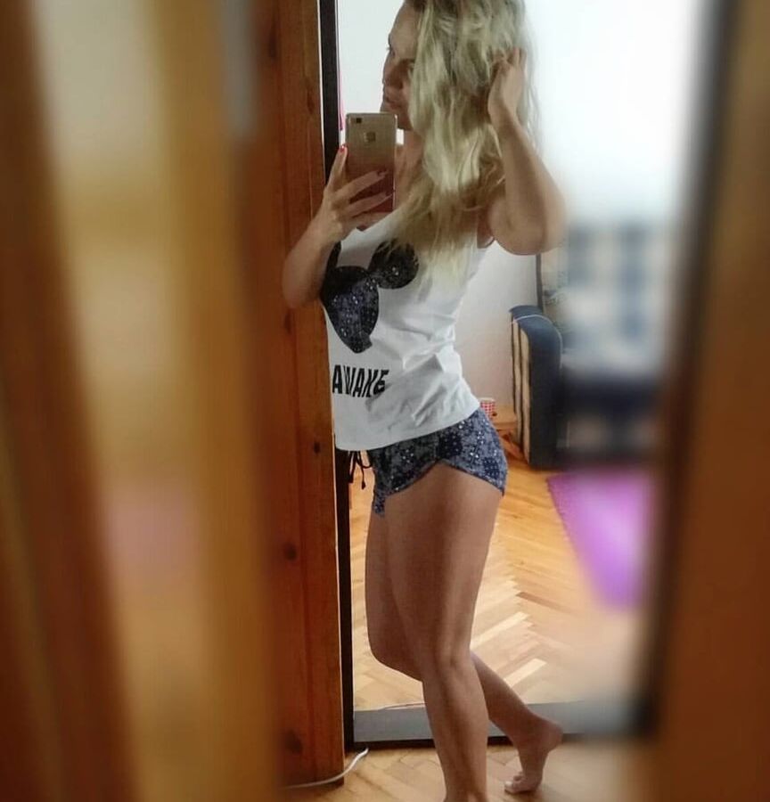 Serbian hot skinny whore blonde milf mom big tits Mila M.