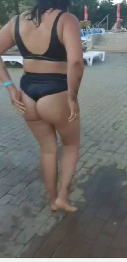 beach ass bikini