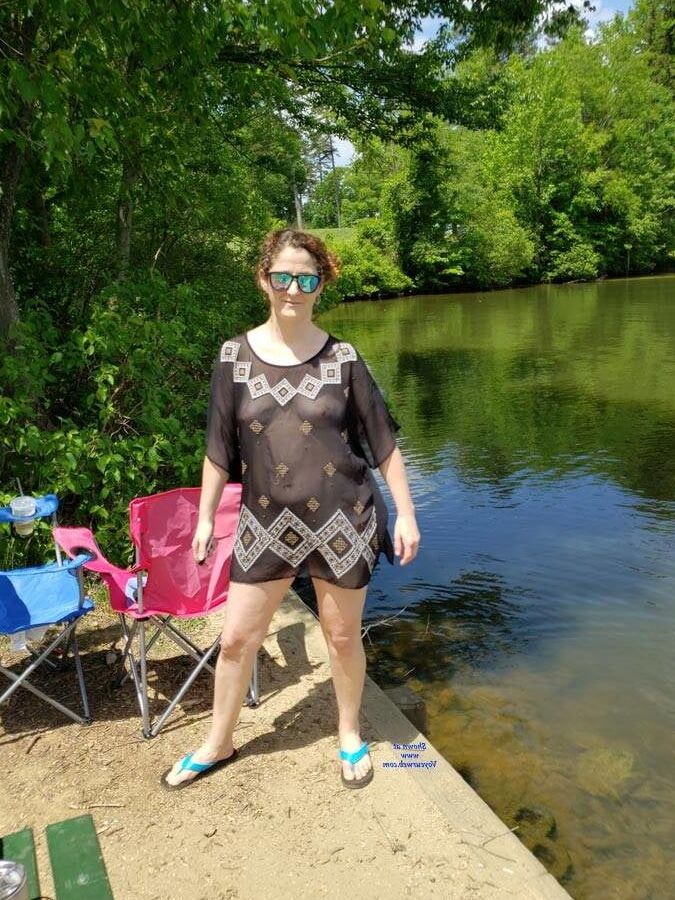 Milf out by the lake