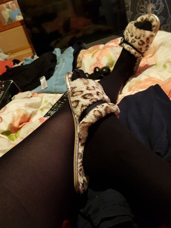 My sexy slippers and knickers