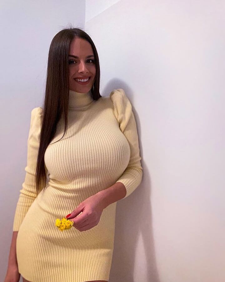 Serbian beautiful slut girl big natural tits Anita Anikic