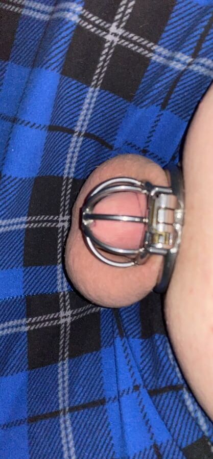 Lil dick in a little cage