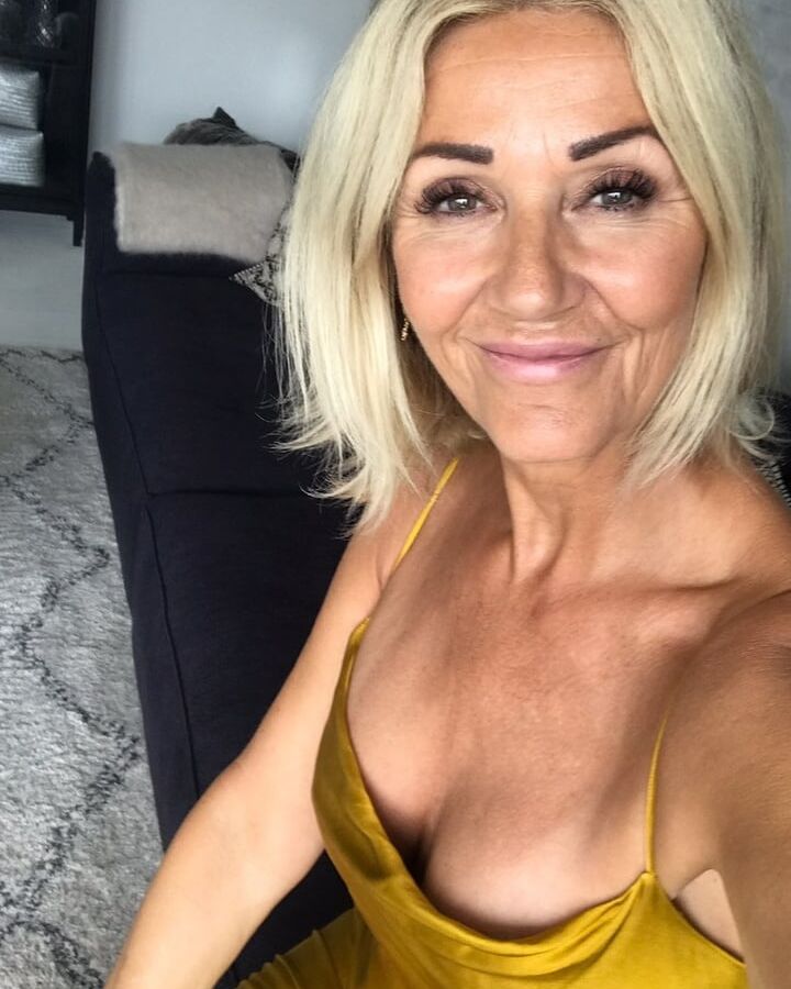 Hot mature Danish mom in casuals