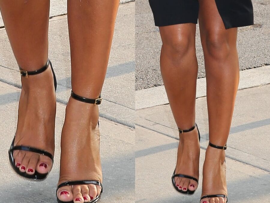 Melanie Brown&;s sexy Legs feet and high heels
