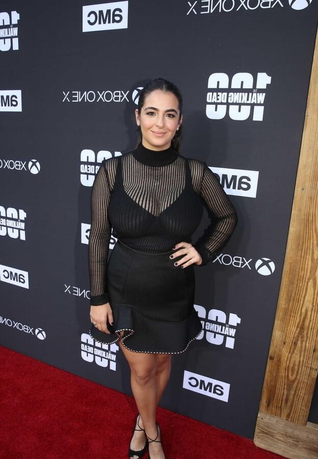 Alanna Masterson and her huge tits