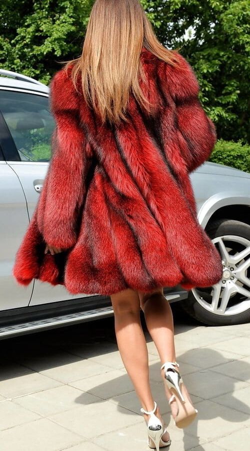 Sexy Woman In Fur