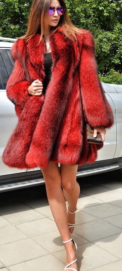 Sexy Woman In Fur