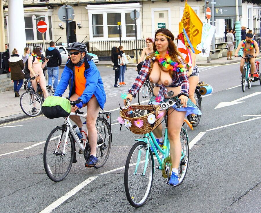 Popular London &amp; Brighton WNBR MILF (world naked bike ride)