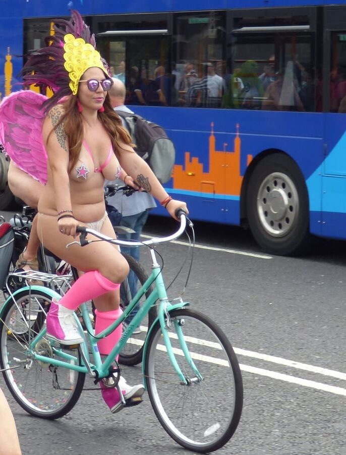 Popular London &amp; Brighton WNBR MILF (world naked bike ride)