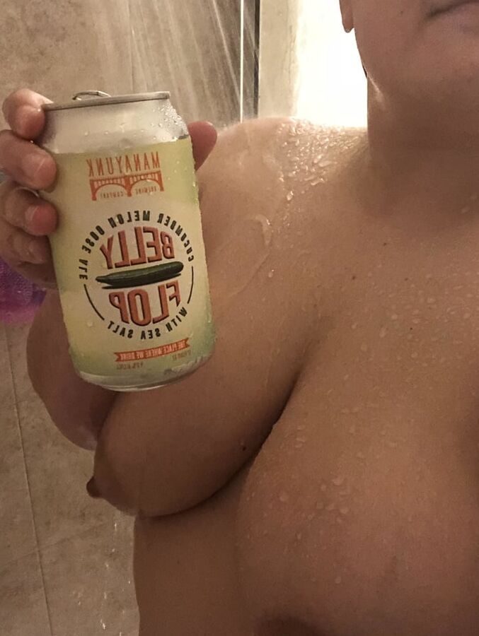 shower beer sluts
