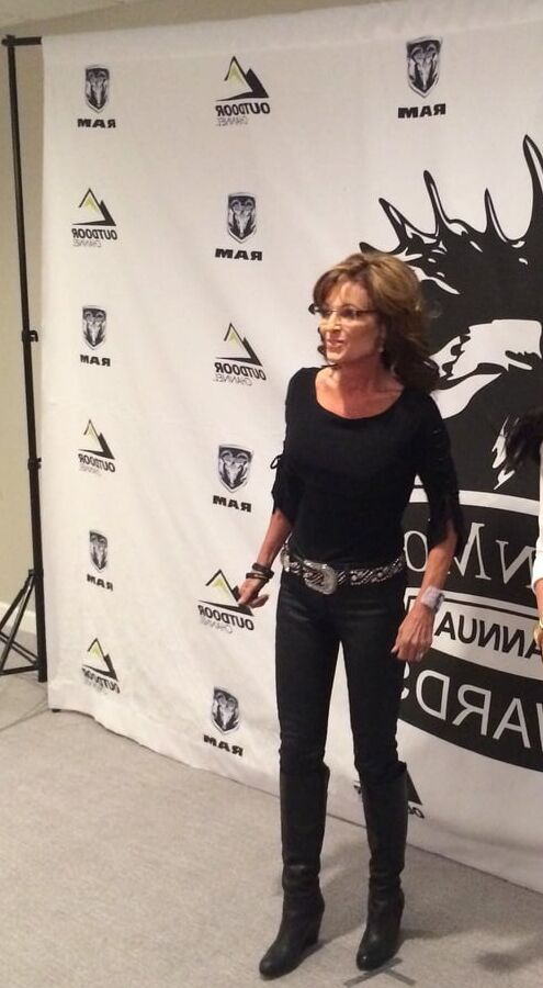Female Celebrity Boots &amp; Leather - Sarah Palin