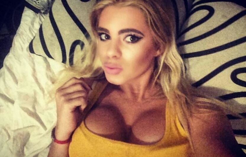 Serbian blonde whore girl big natural tits Marijana Zonjic