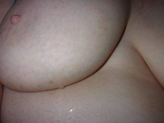 Funbags saggy sexy huge saggy boobs big nipples cum on tits