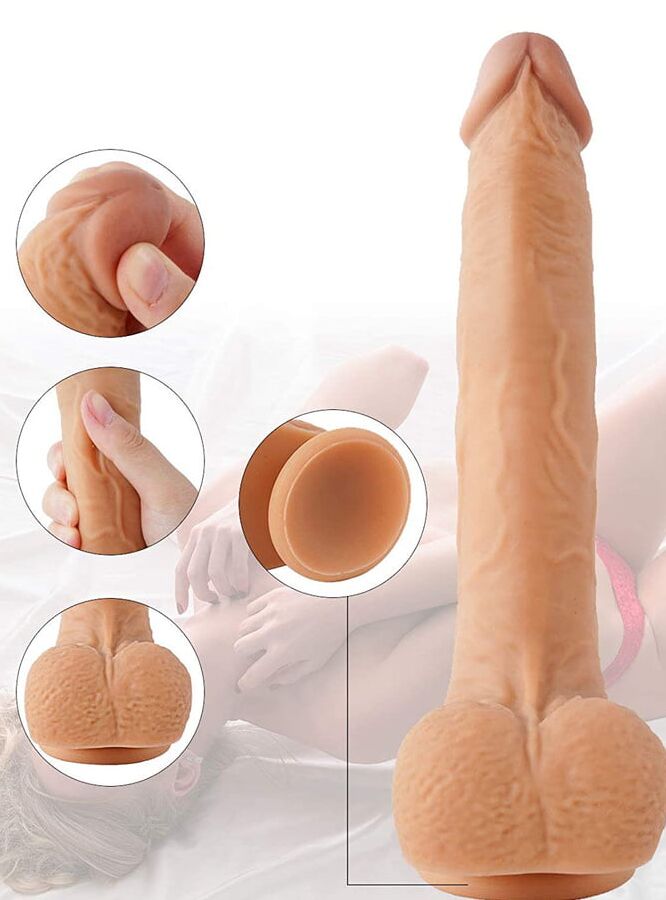 PALOQUETH dildo for you with rotating head and push function