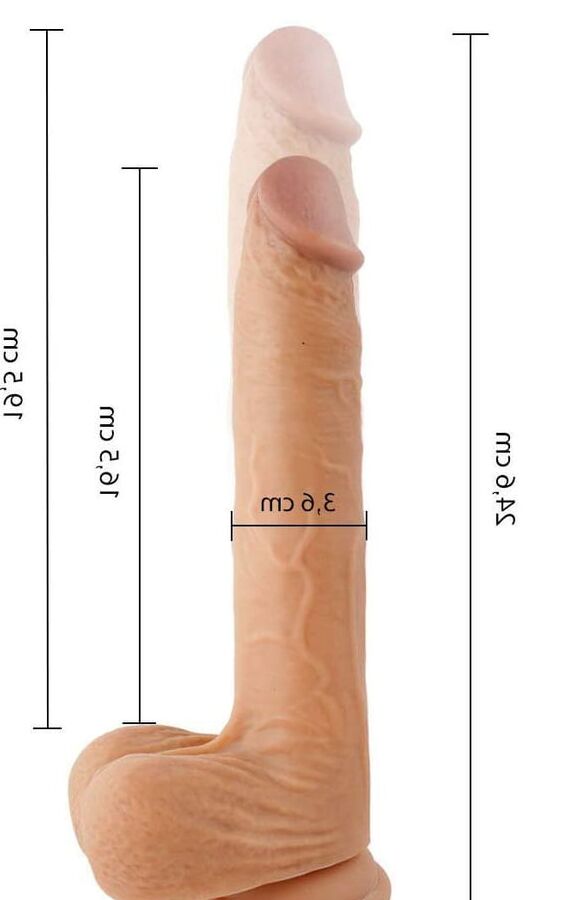 PALOQUETH dildo for you with rotating head and push function