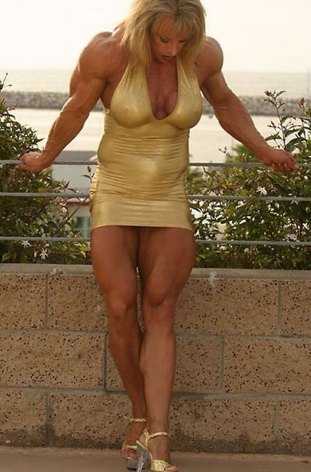 Dianne Solomons! Mature Blonde Beautiful Bodybuilder!