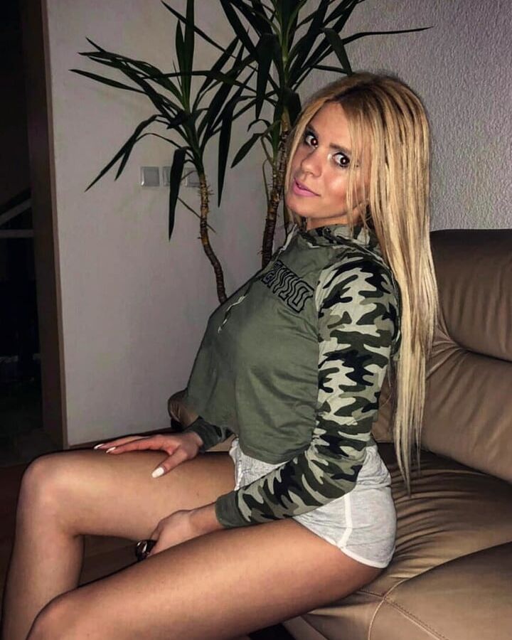 Serbian blonde whore girl big natural tits Marijana Zonjic