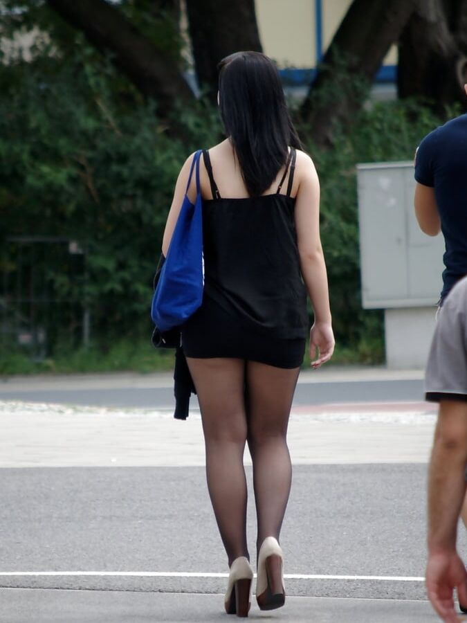 pantyhose in the streets