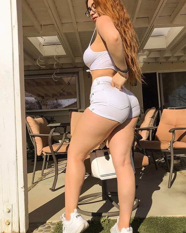 ass shorts (white redhead)