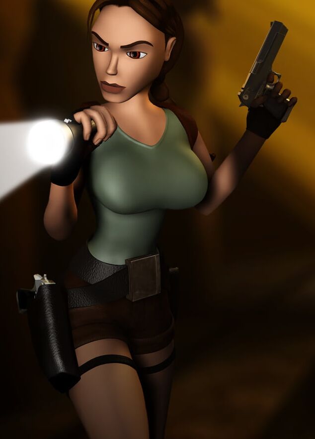 Video game Vixens vol - Lara Croft (classic version)