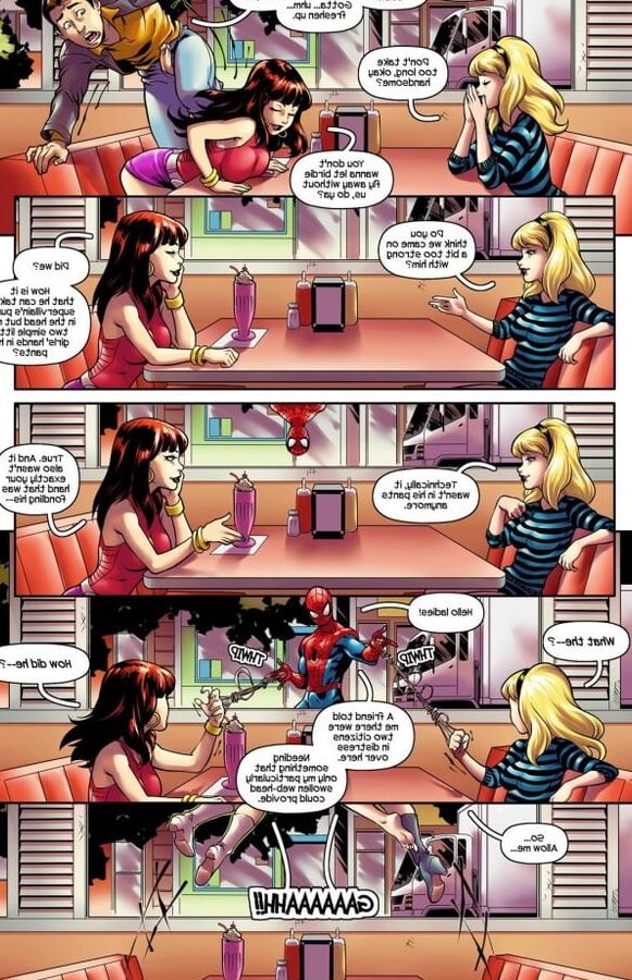 Porn comics: spider-man our valentine