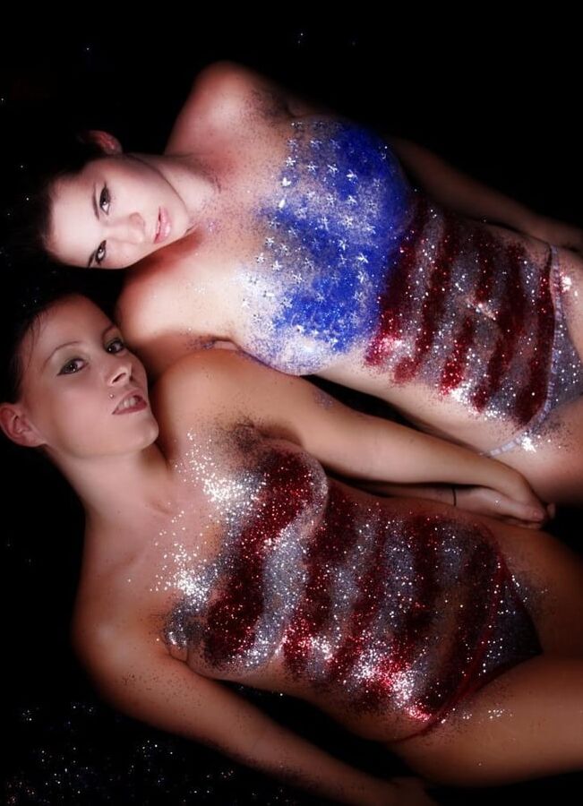 th of July - patriotic sexy girls