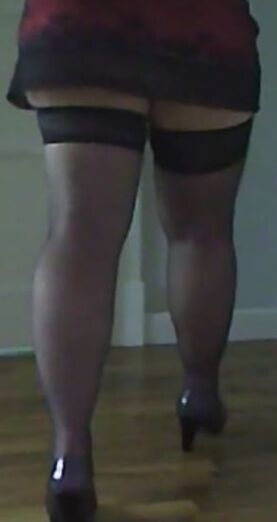Wife&;s sweet ass, meaty legs. Massive calves, cankles.