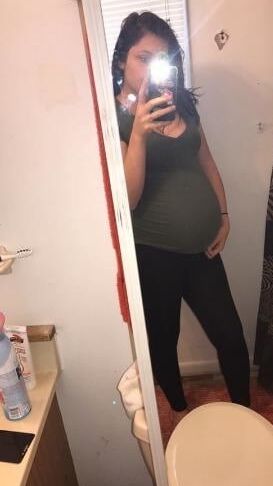 Pregnant American Woman