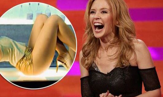 Kiley Minogue - nuttenhaftes Buehnenoutfit