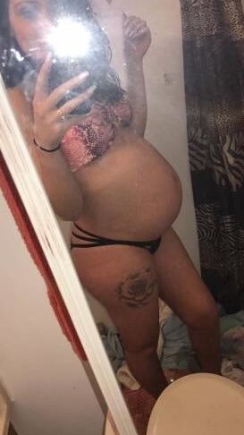 Pregnant American Woman