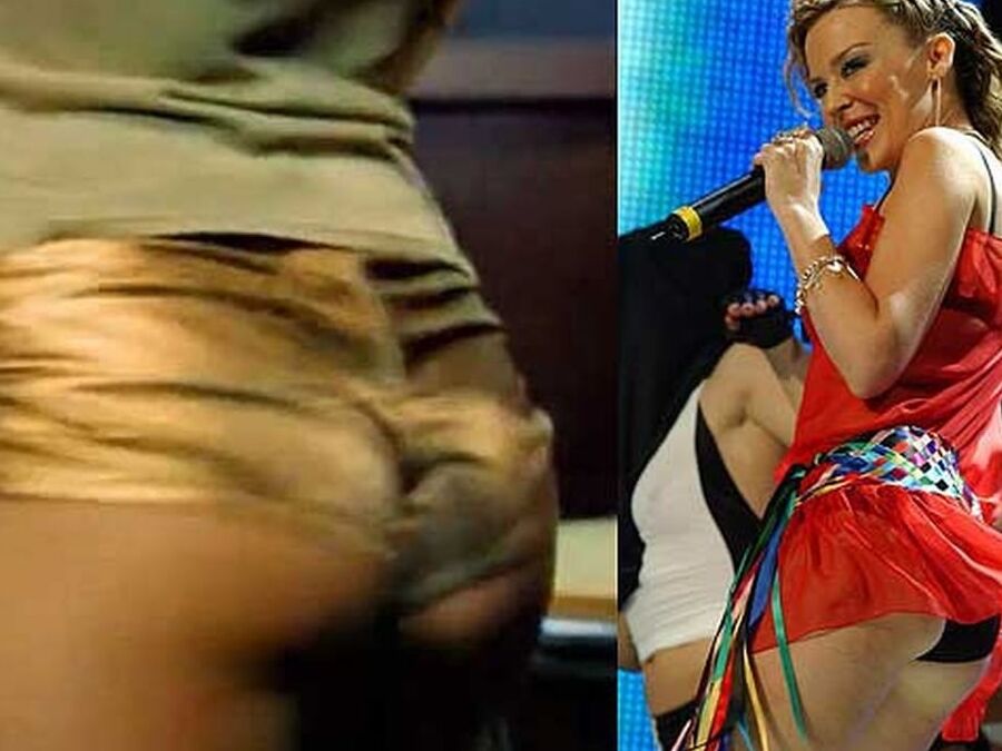 Kiley Minogue - nuttenhaftes Buehnenoutfit