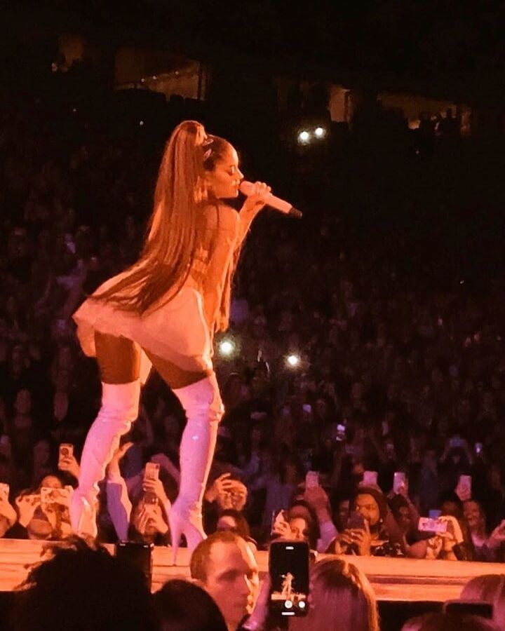 Ariana Grande White Boots (Sweetener World Tour)