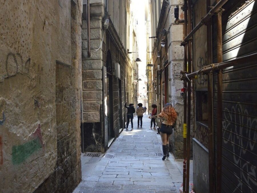 Street Prostitutes in Genoa, Italy