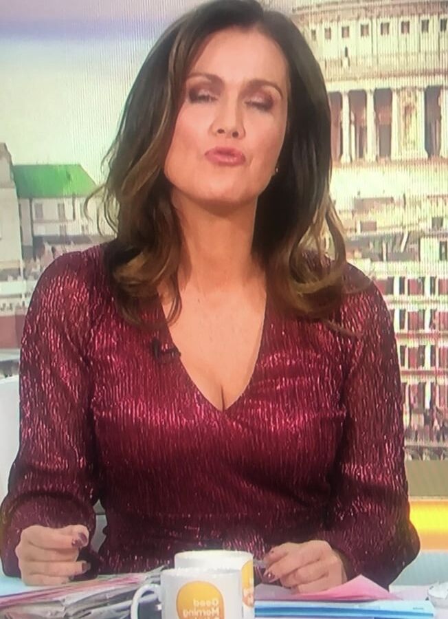 Susanna Reid Cock Teasing Us All Showing Off Her Cleavage