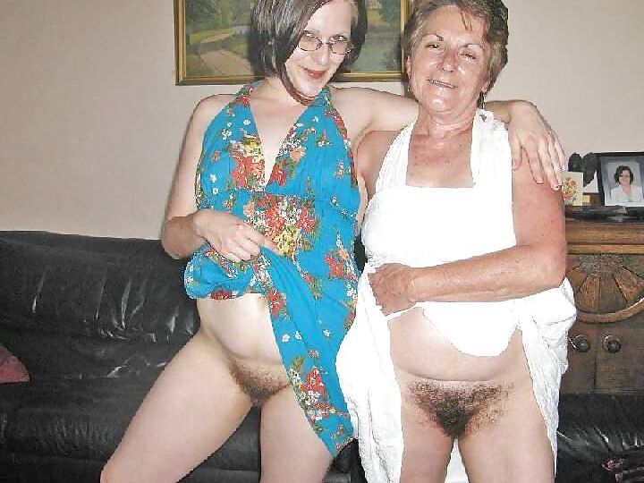 Old granny enjoying with young girl slave