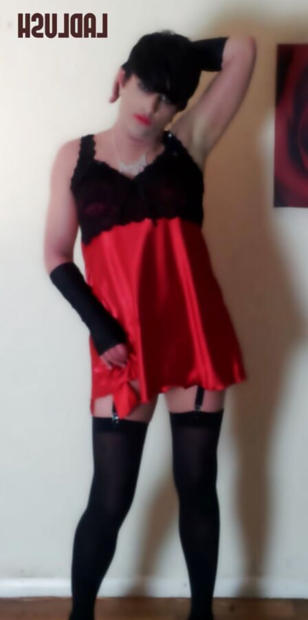 Elle Lushes Crossdresser pics - old and new.